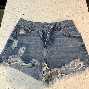 Shein size 26 Jean shorts